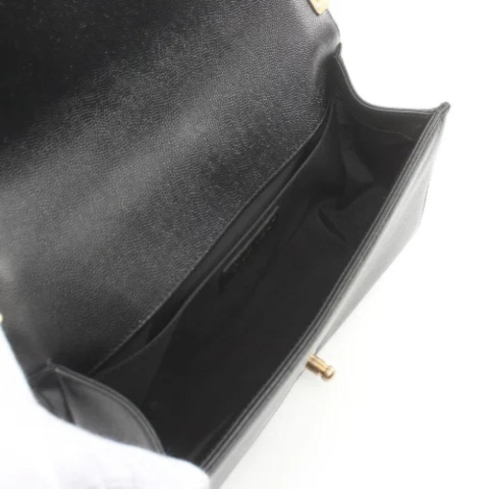 Chanel Vintage Pre-owned Leather chanel-bags Black Dames