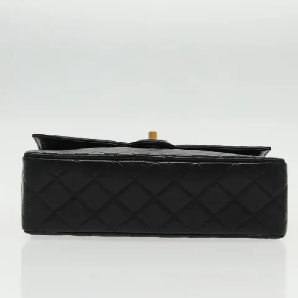 Chanel Vintage Pre-owned Leather handbags Black Dames