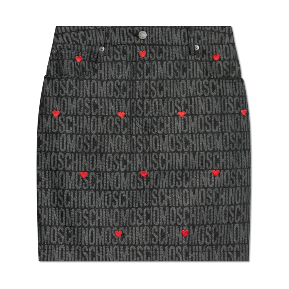 Moschino Rok met logo Gray Dames