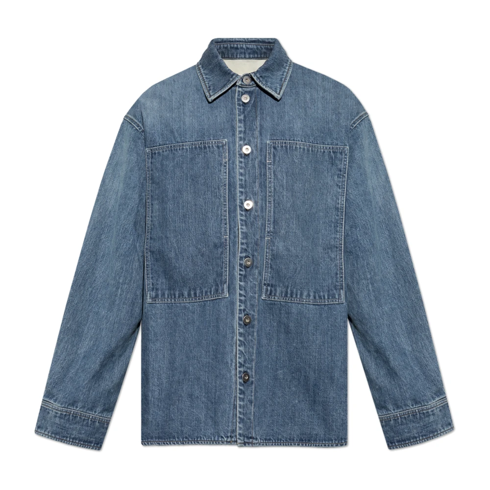 Jil Sander Denim overhemd Blue Heren