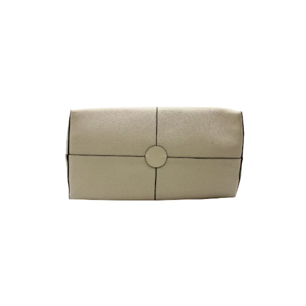 Loewe Pre-owned Leather shoulder-bags Beige Dames