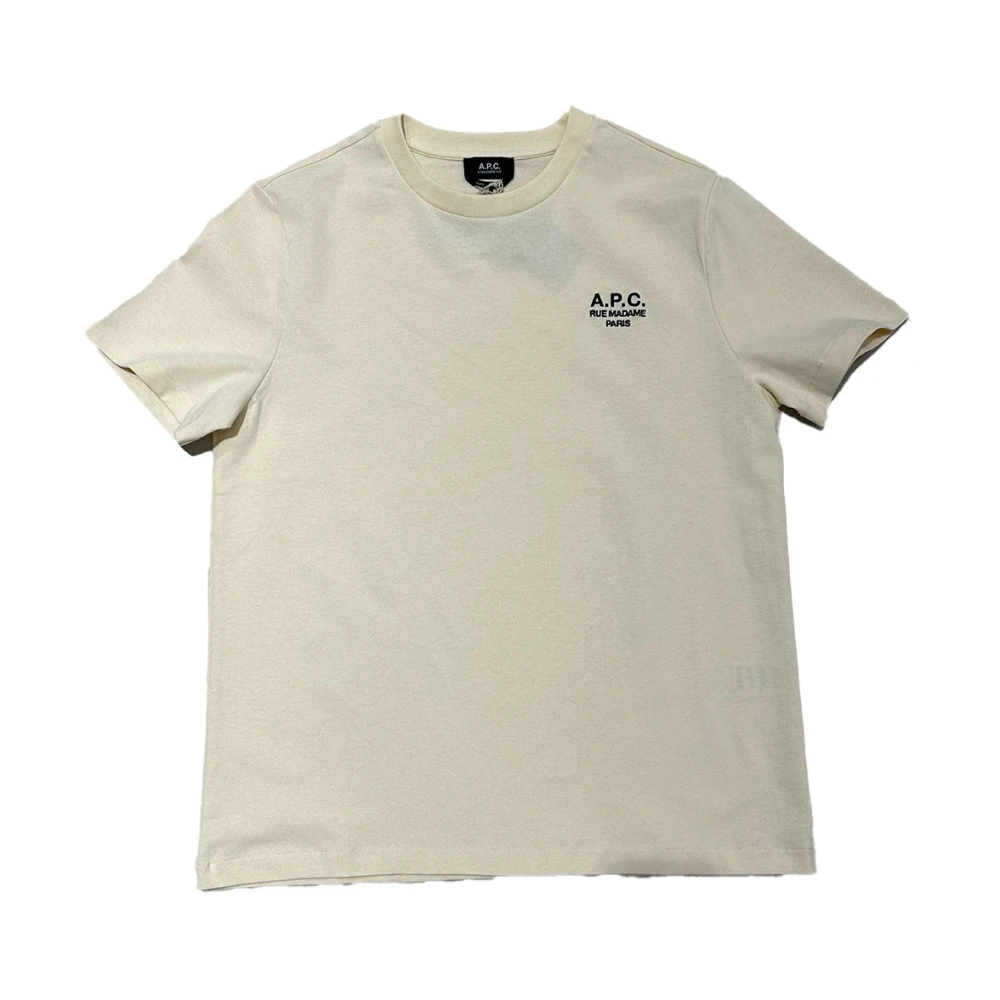 A.p.c. T-shirt met ronde hals Beige Heren