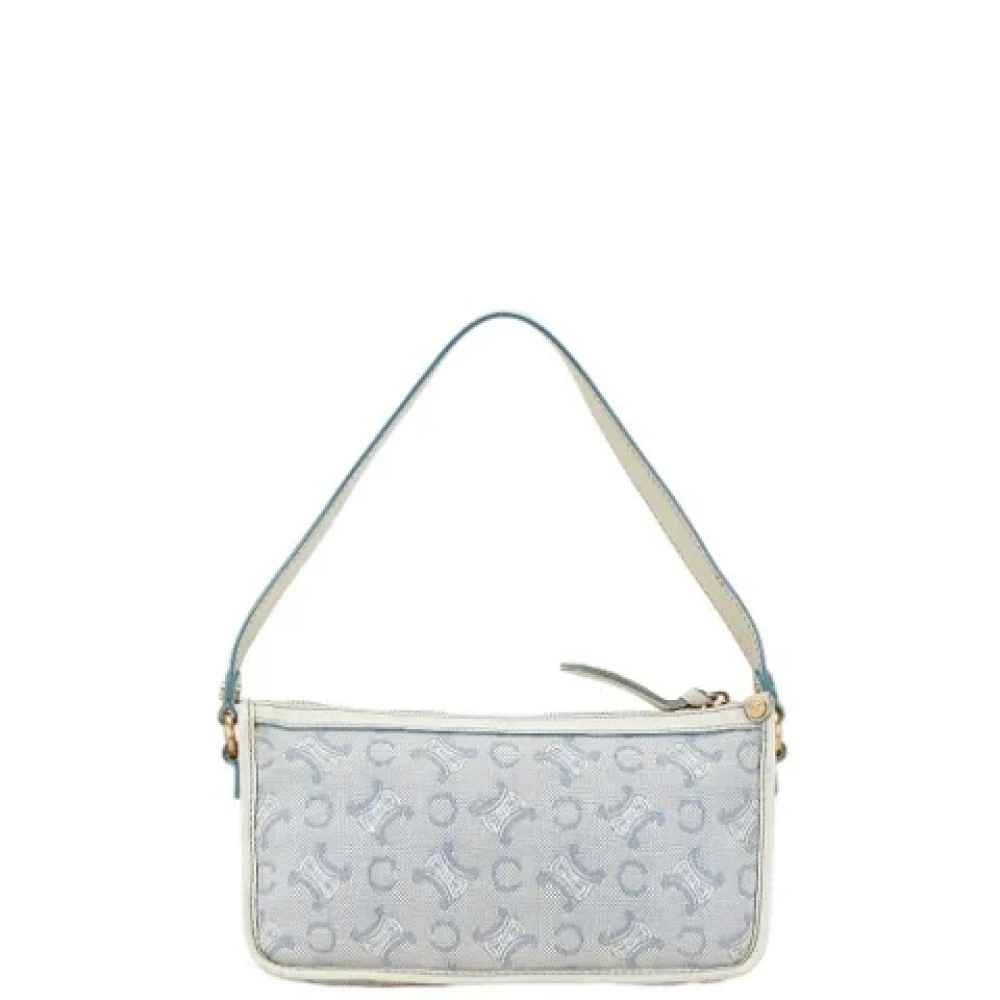Celine Vintage Pre-owned Leather celine-bags Blue Dames