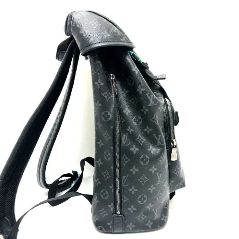 Louis Vuitton Vintage Pre-owned Fabric louis-vuitton-bags Black Heren