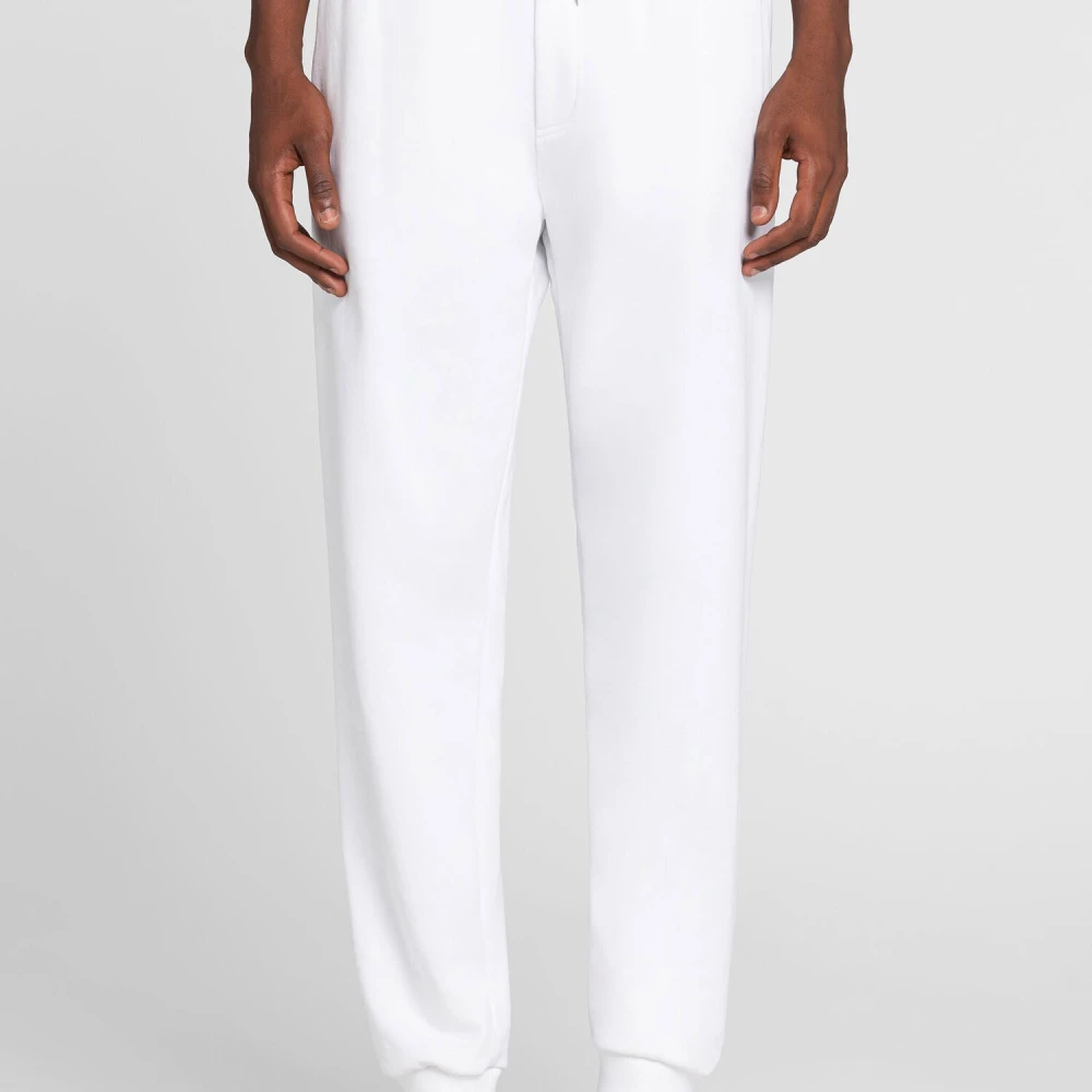 Roberto Cavalli Logo-Print Sweatpants met Tiger Tooth Hangers White Heren