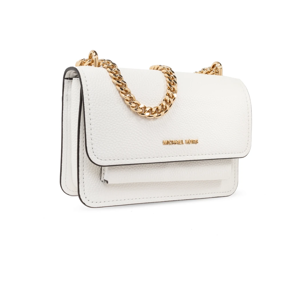 Michael Kors Schoudertas Claire White Dames