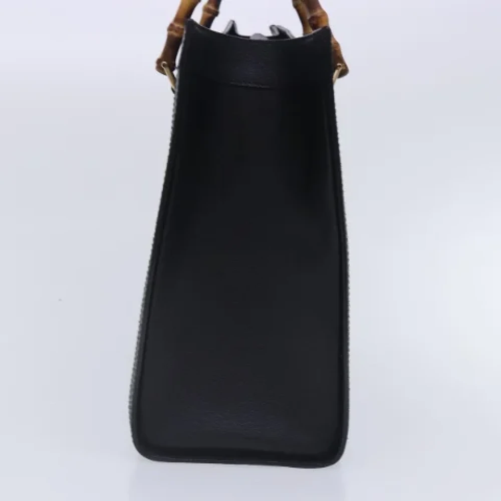 Gucci Vintage Pre-owned Leather handbags Black Dames