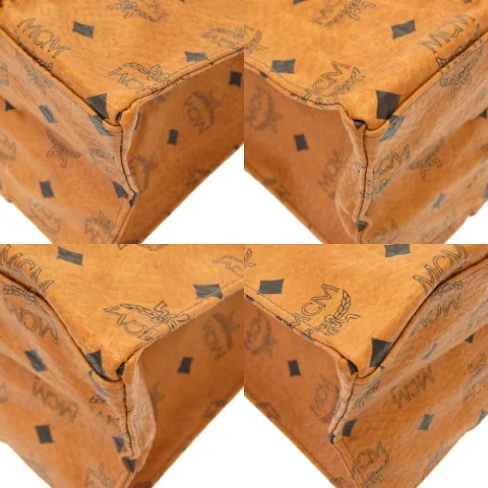 MCM Pre-owned Canvas totes Brown Dames