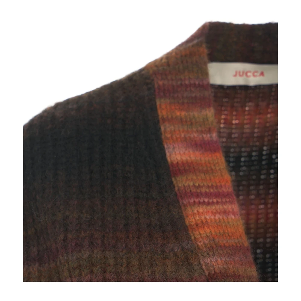 Jucca Multicolor Gebreide Vest Aw24 Multicolor Dames