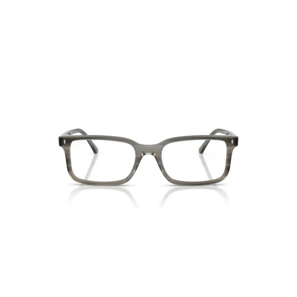 Ray-Ban Grau Gestreift Fassung Klar Glas Polarisiert 54-19, RB5445 - Bild 9