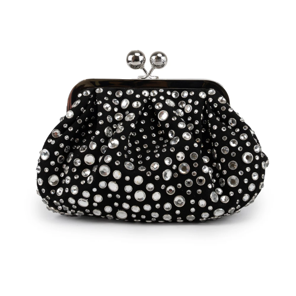 Max Mara Weekend Kristalversierde Dames Clutch Tas Gray Dames