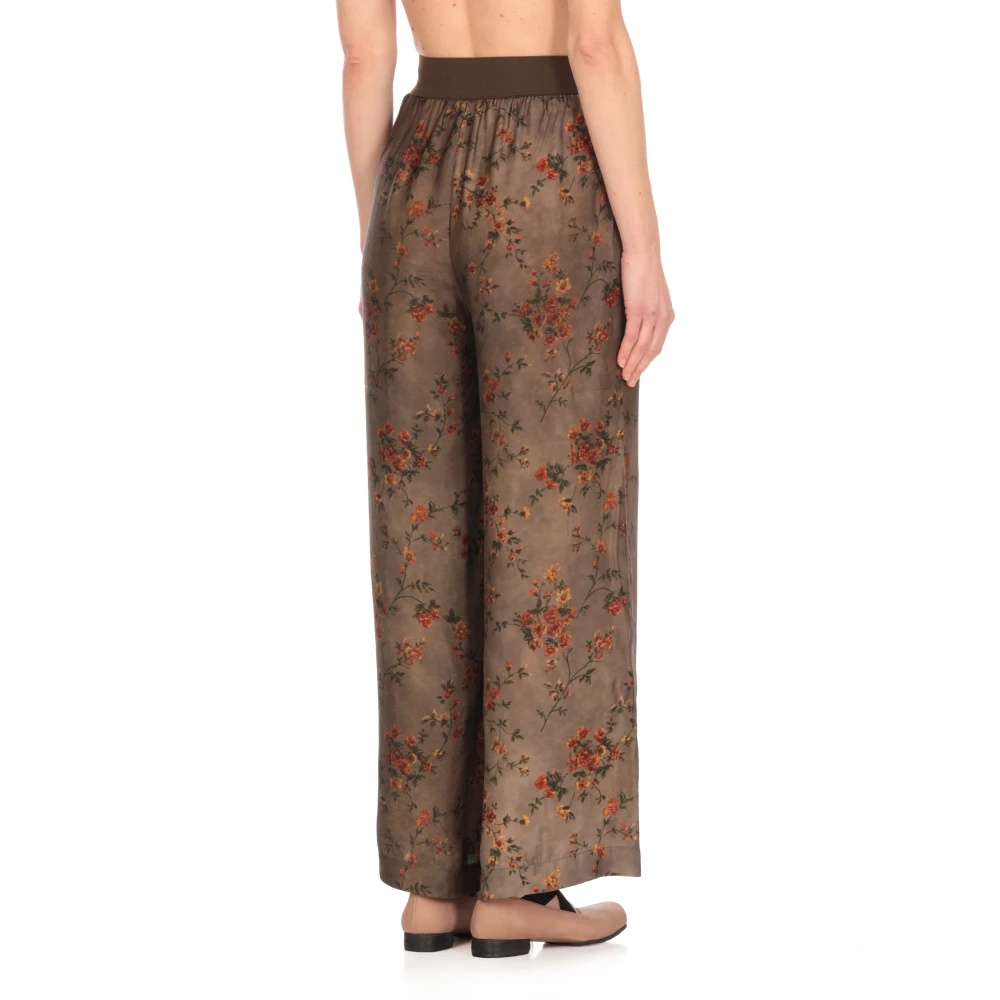UMA Wang Groene Bloemen Palazzo Broek Green Dames