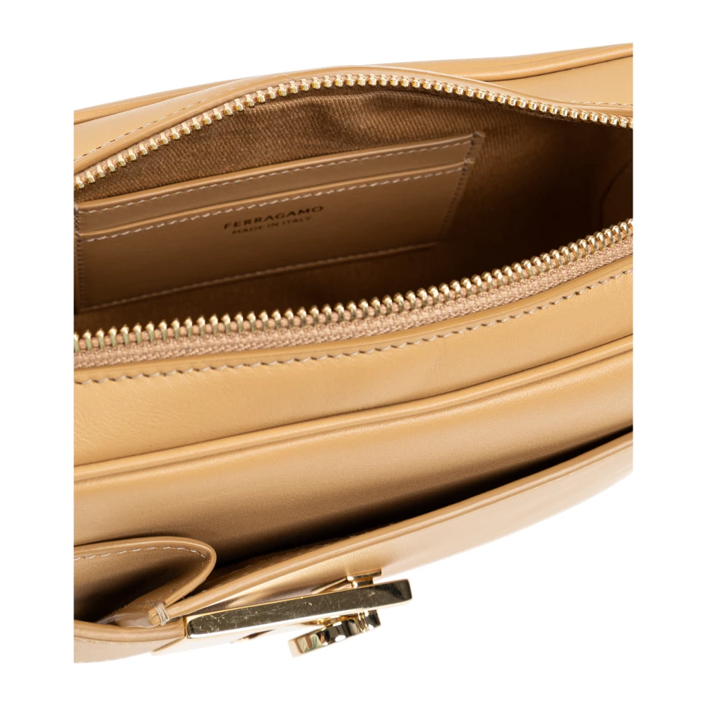 Salvatore Ferragamo Schoudertas Beige Dames
