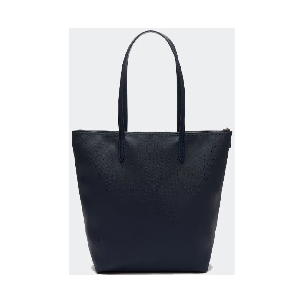 Lacoste Effen kleur tas met geborduurd logo Black Dames