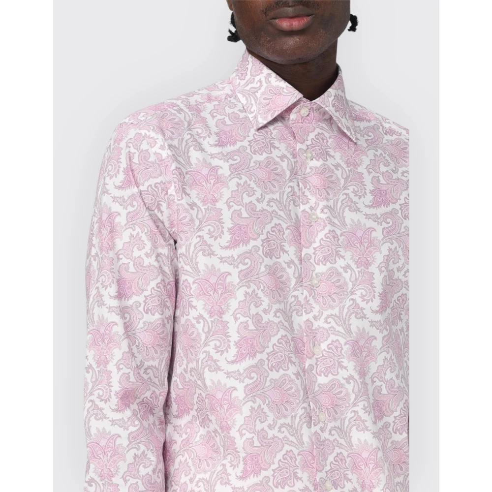 ETRO Roma Kraag Shirt Multicolor Heren