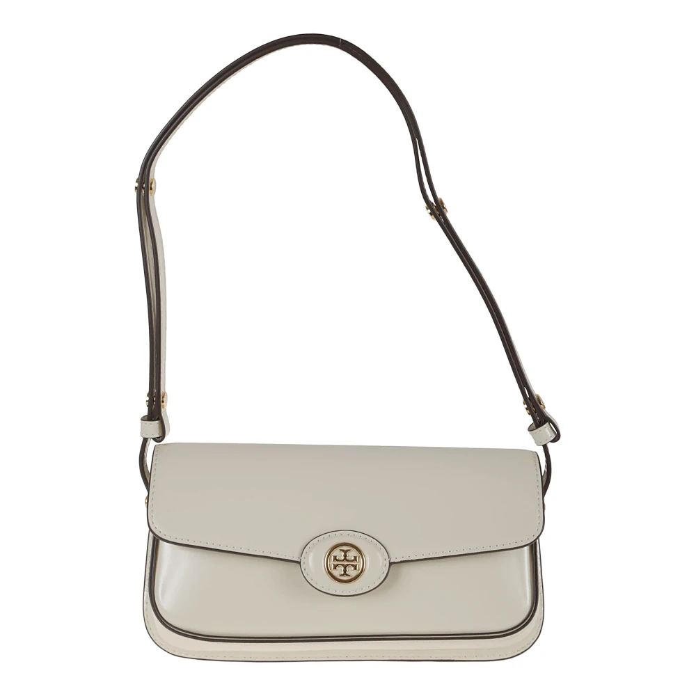 TORY BURCH Convertible Premium Patentleren Schoudertas Beige Dames