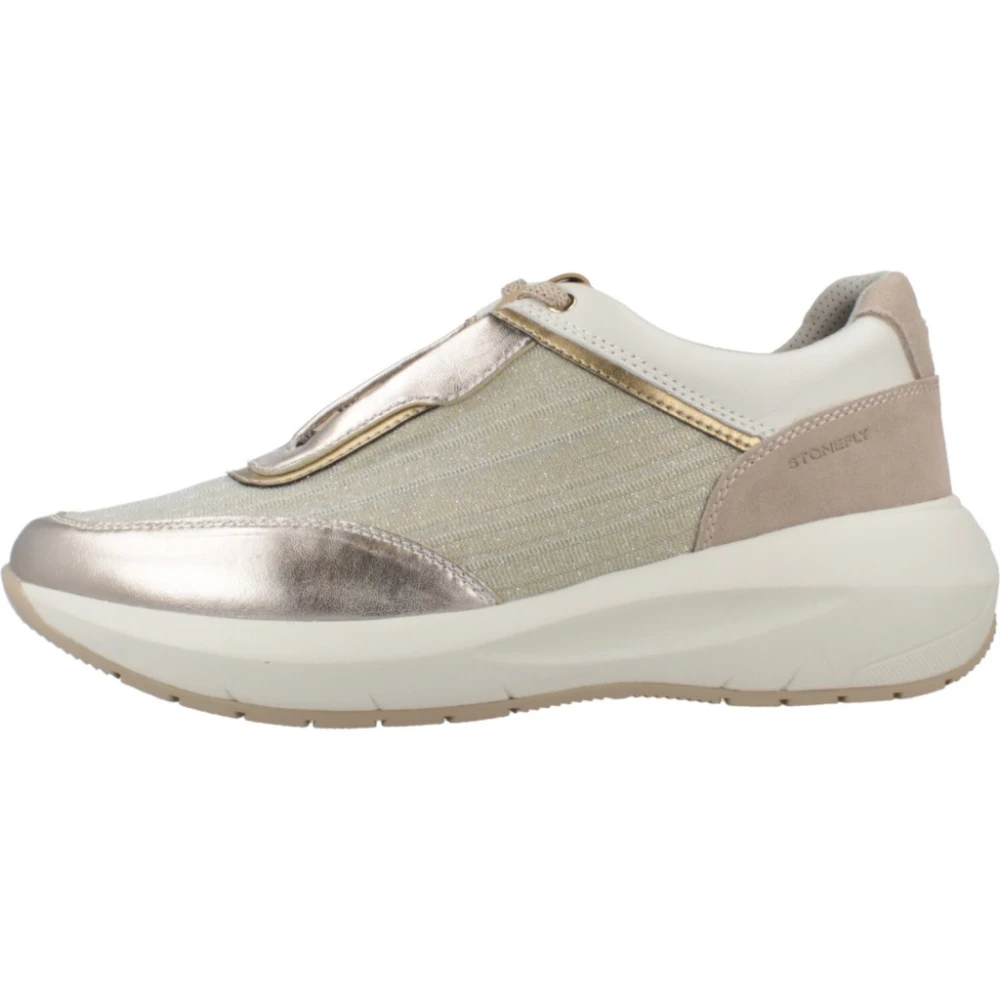 Stonefly Twins 8 Glit Laminated Dames Schoenen Bruin