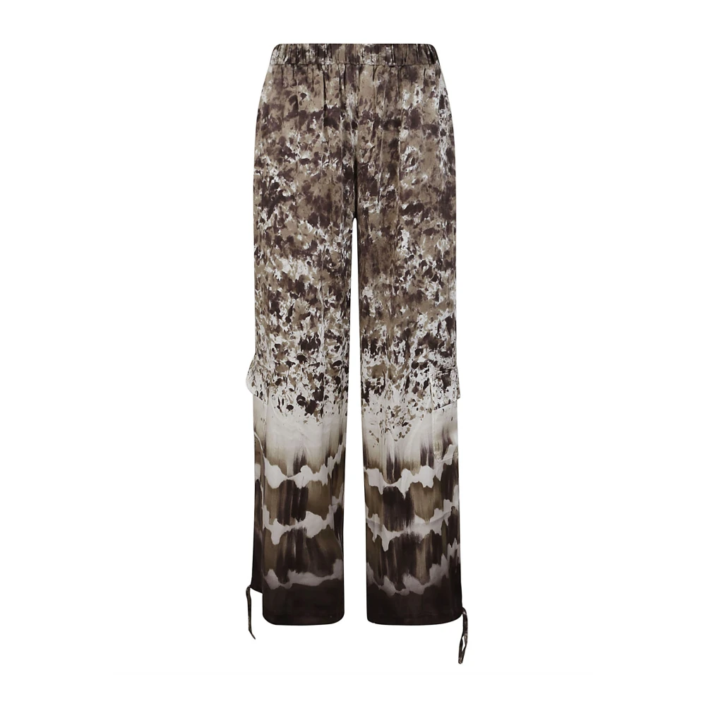 Avant Toi Zijden Elastaan Broek Made in Italy Multicolor Dames