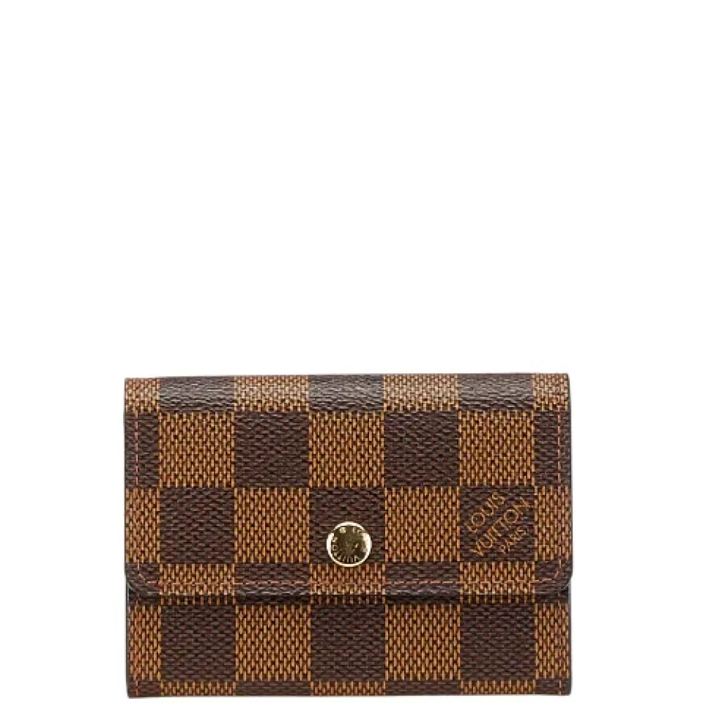 Louis Vuitton Vintage Pre-owned Canvas wallets Brown Dames