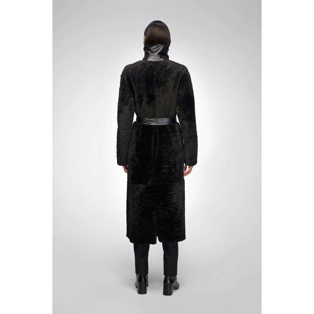 VSP Gabrielle Zwarte Shearling Jas Black Dames