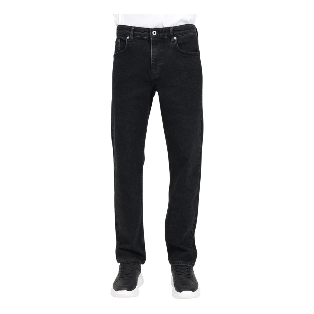 Karl Lagerfeld Zwarte Straight Fit Jeans Black Heren