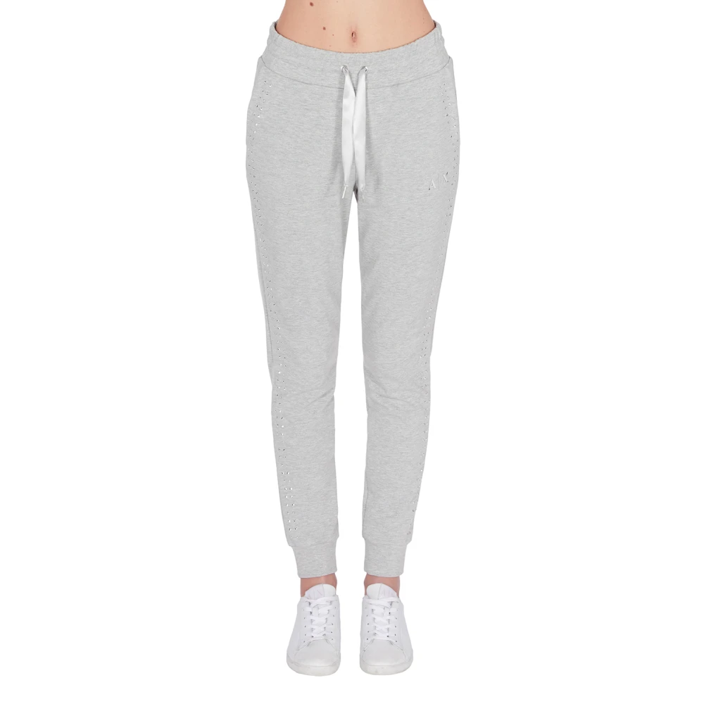 Armani Exchange Femme Gris Pantalons, Taille: 36 Fr Pantalon