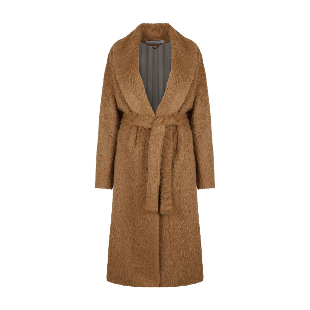 Golden Goose Tabaksbruine Shawl Kraag Jas Brown Dames