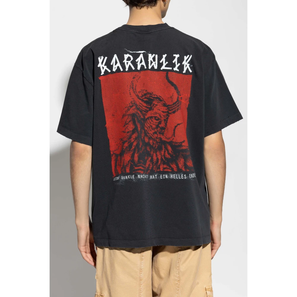 44 Label Group Logo T-shirt Black Heren