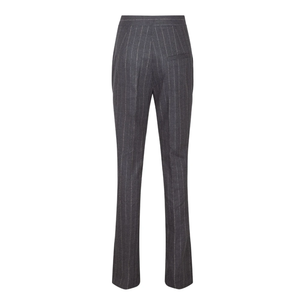 Genny Grijze Pinstripe Palazzo Broek Gray Dames
