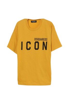jaune-enfants-manches-courtes-t-shirt-iconique