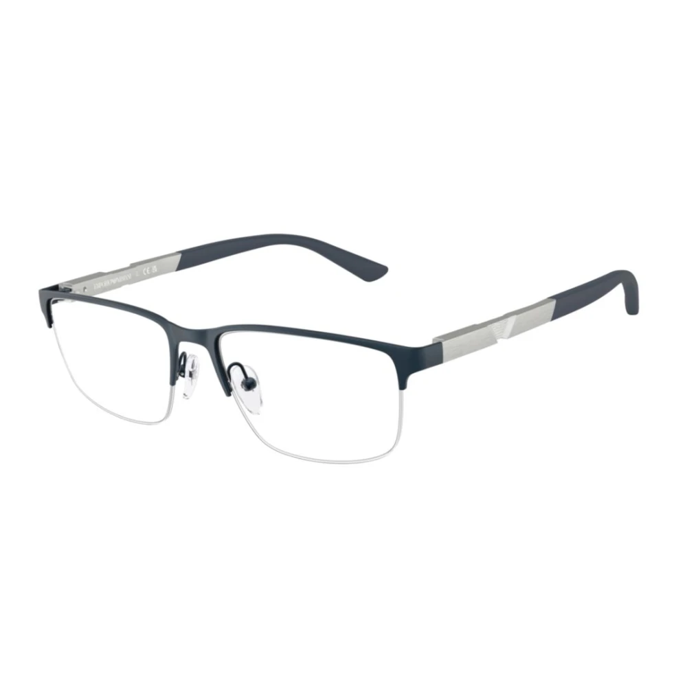 Emporio Armani Unisex Black Glasses, 54 Mm, Ea1164 Rectangle Frame