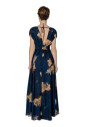 blue-floral-v-neck-dress