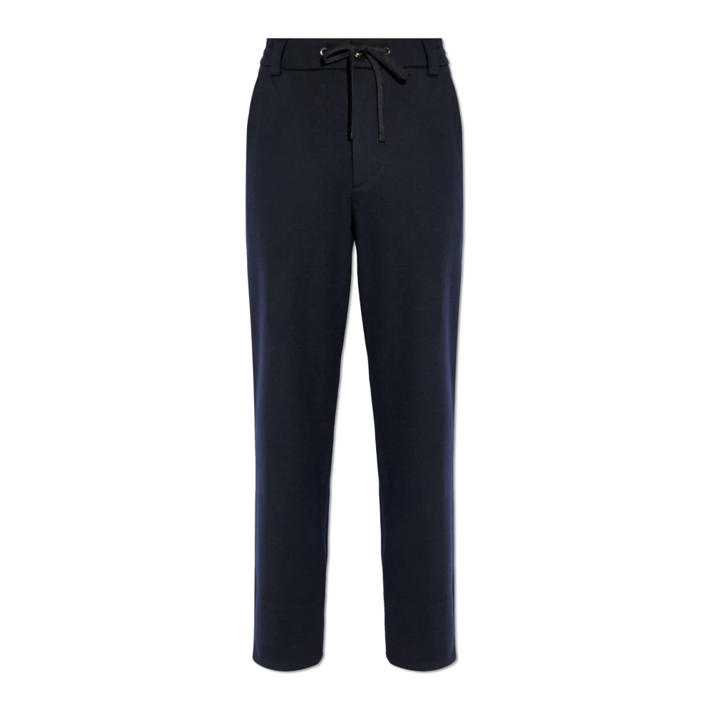 Moncler Wollen broek Blue Heren