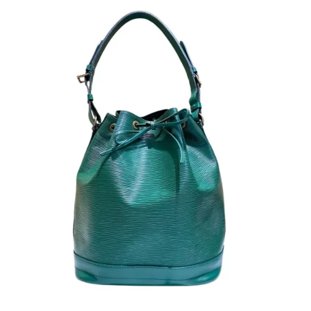 Louis Vuitton Vintage Pre-owned Leather shoulder-bags Green Dames