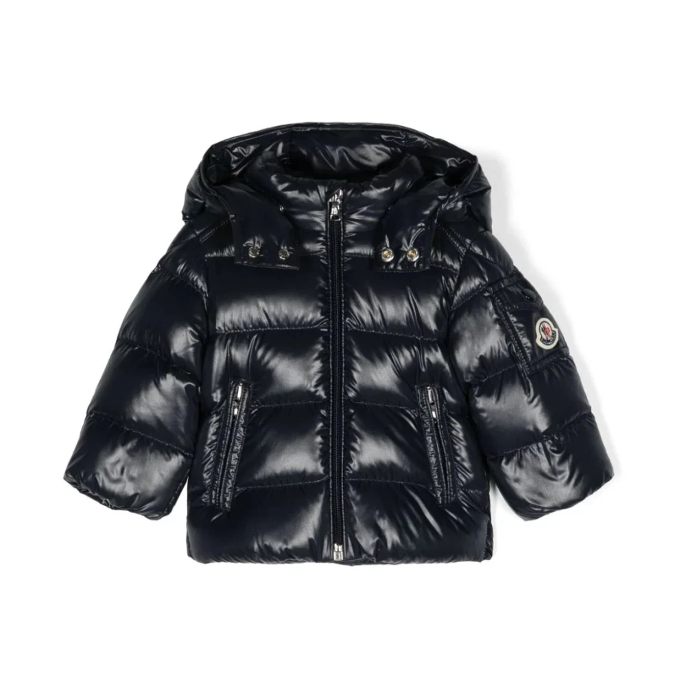 Moncler Unisex Kids Black Winter Jackets, 12 M, Maya Jacket For Juniors
