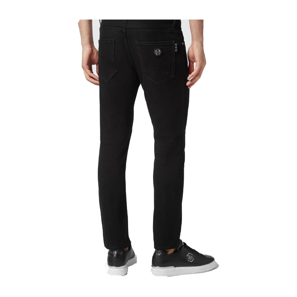 Philipp Plein Zwarte Jeans voor Mannen Black Heren