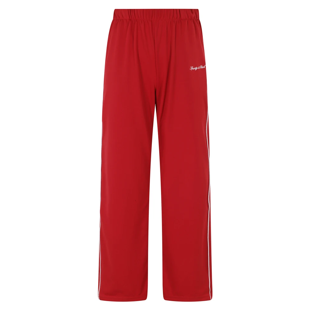 Sporty & Rich Red Sweatpants, Female, L, Track Trousers