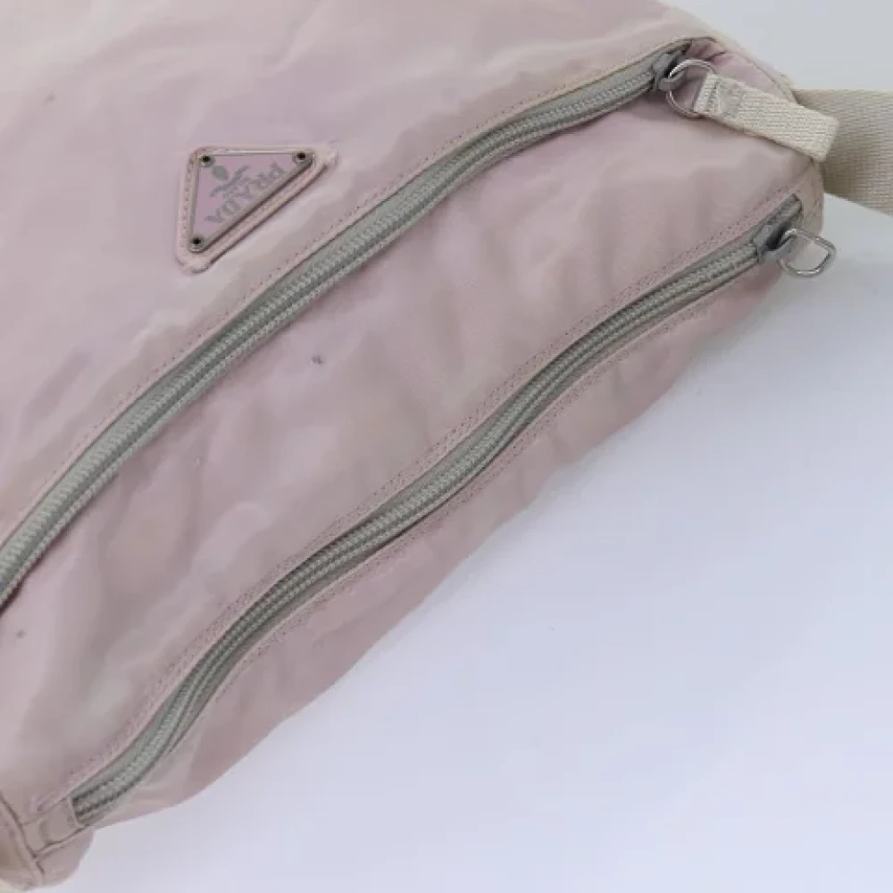 Prada Vintage Pre-owned Nylon prada-bags Pink Dames