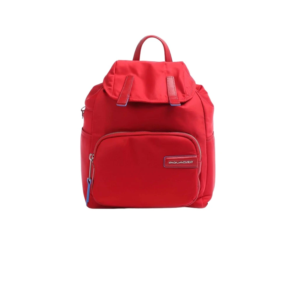 Piquadro Red Ryan Backpack - Female - Backpacks - One Size - Bags
