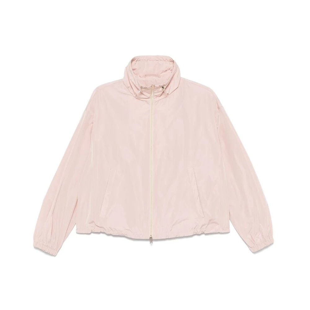 Herno Roze Zip-Up Jas Pink Dames