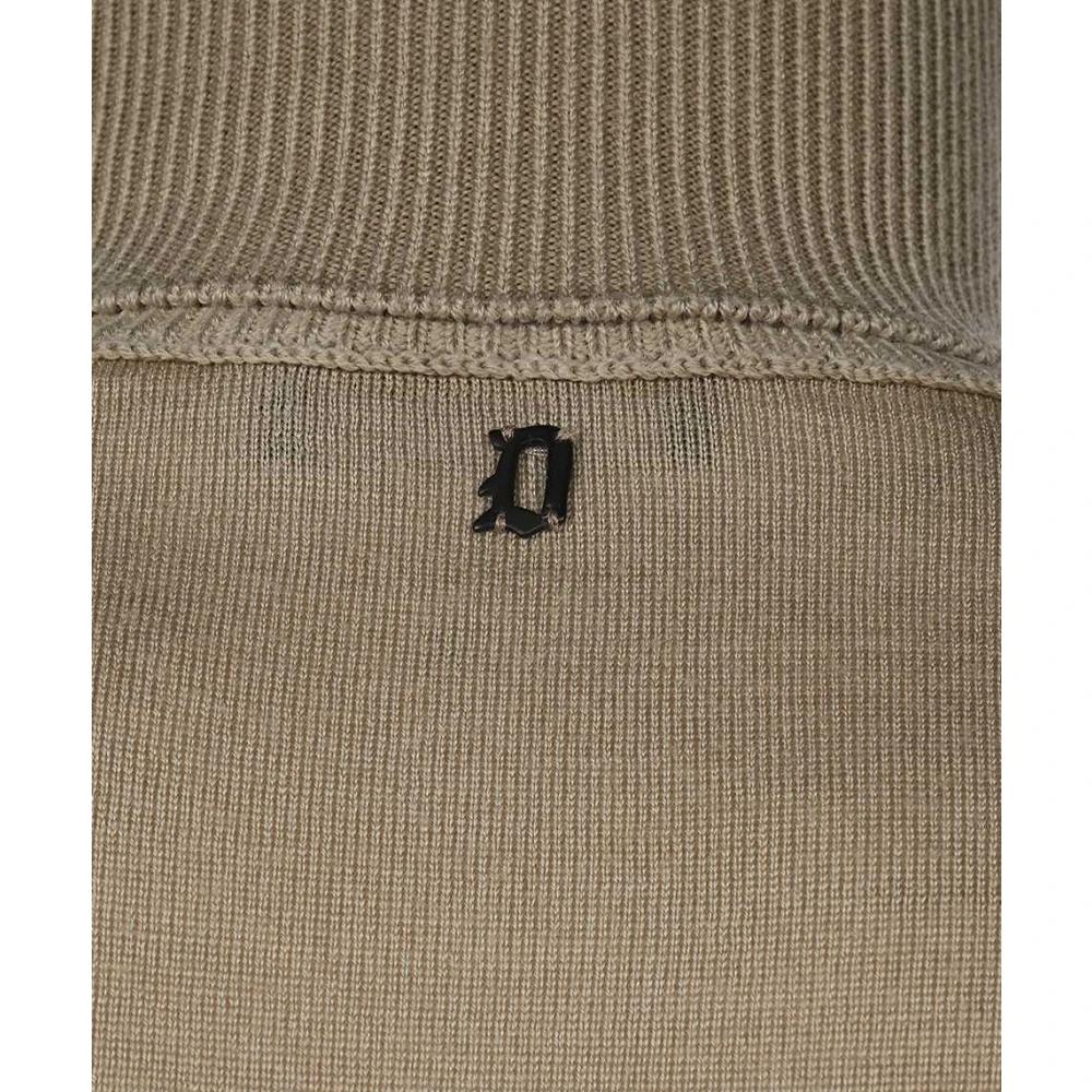Dondup Geribbelde wollen coltrui Beige Heren