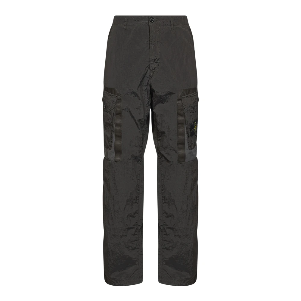 Stone Island Gray Trousers & Shorts, Male, W36, Cargo Trousers