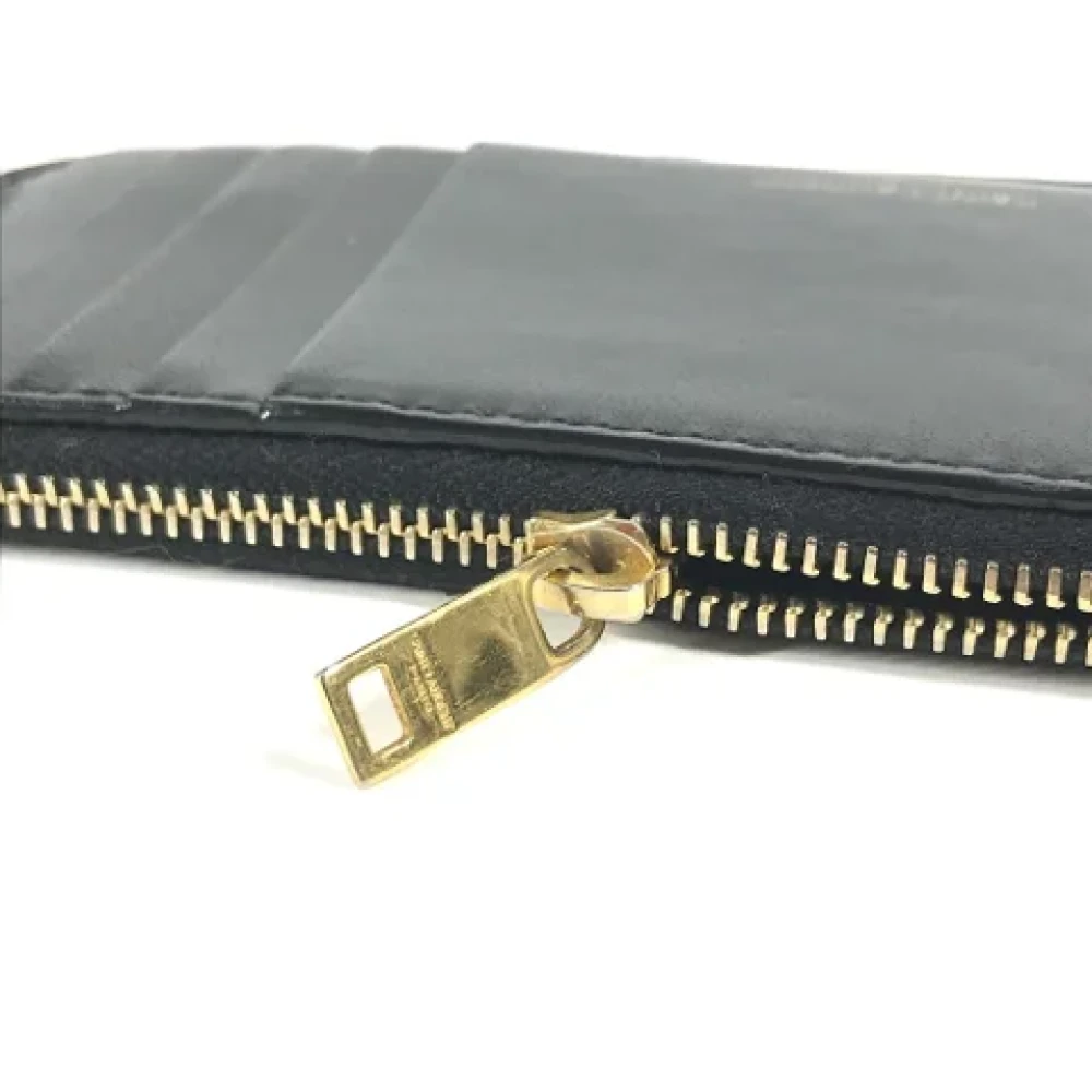 Yves Saint Laurent Vintage Pre-owned Leather wallets Black Heren