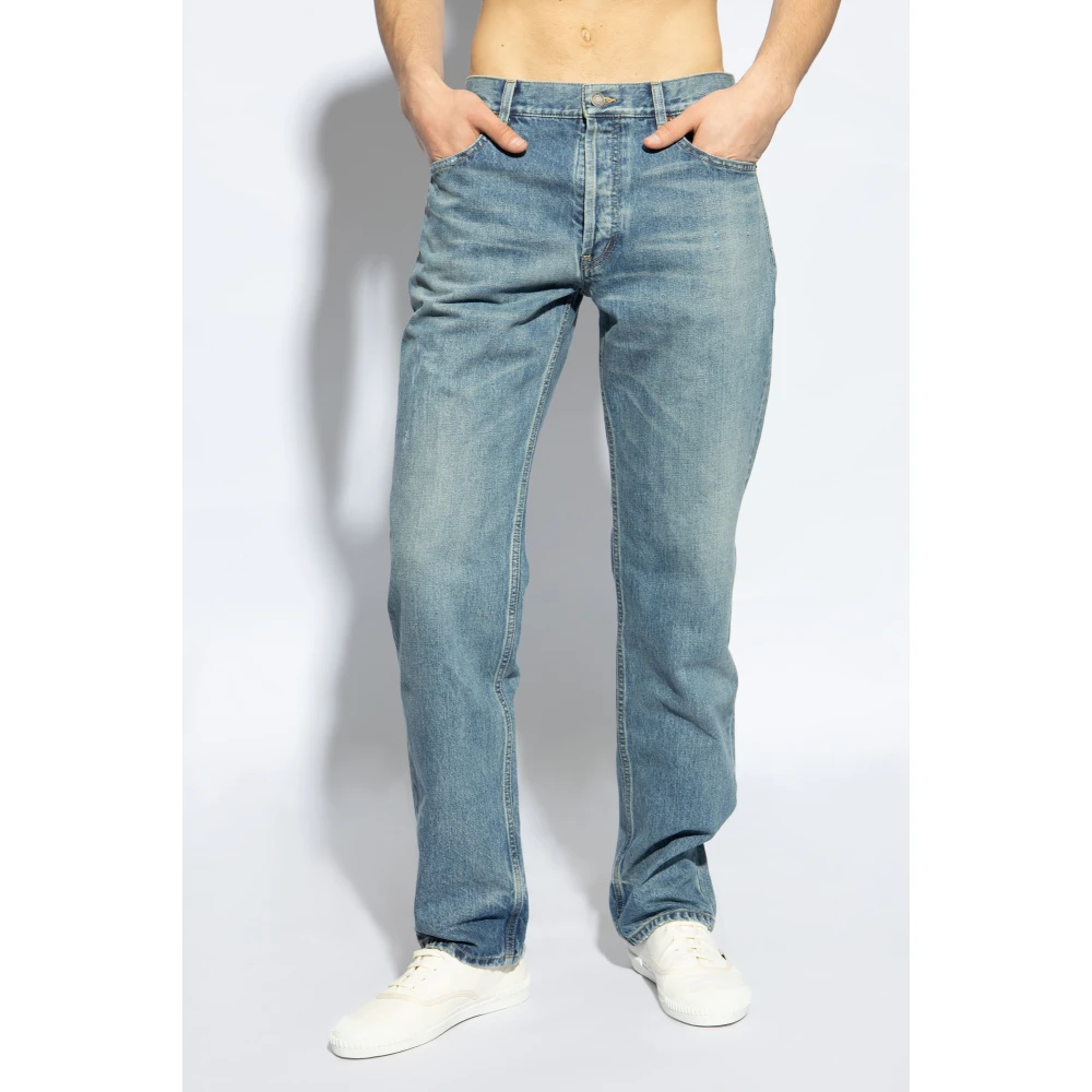 Saint Laurent Versleten jeans Blue Heren