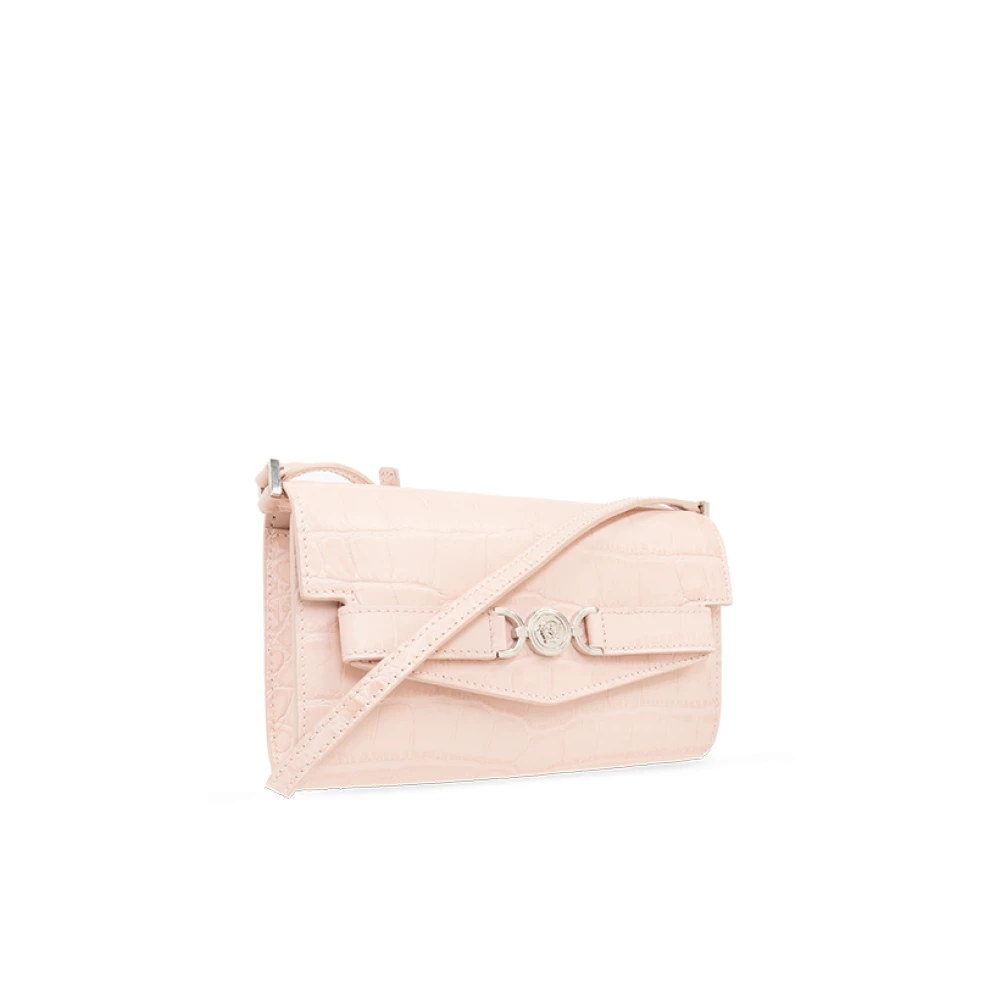 Versace Leren schoudertas Pink Dames