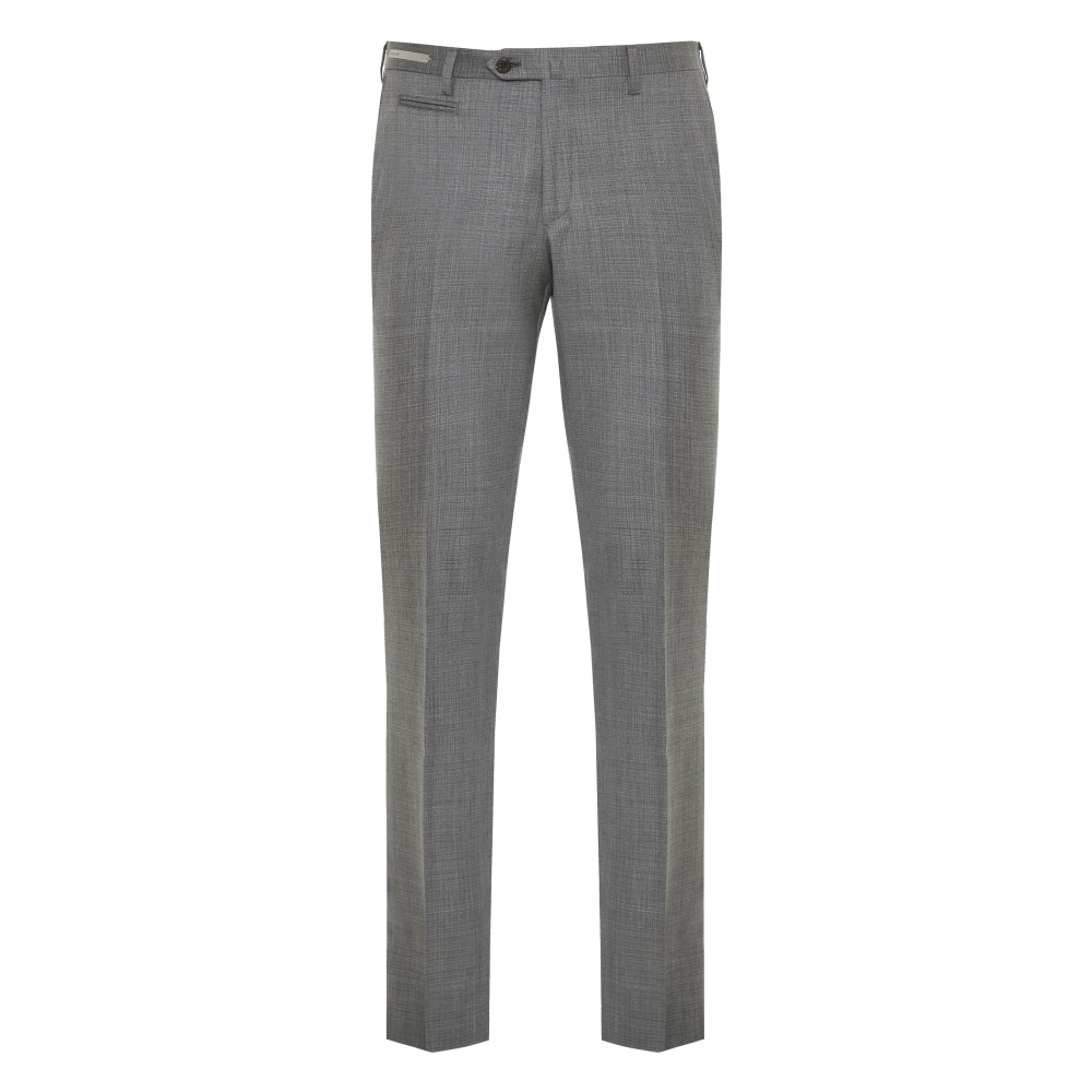 Corneliani Wollen broek met zakken Gray Heren