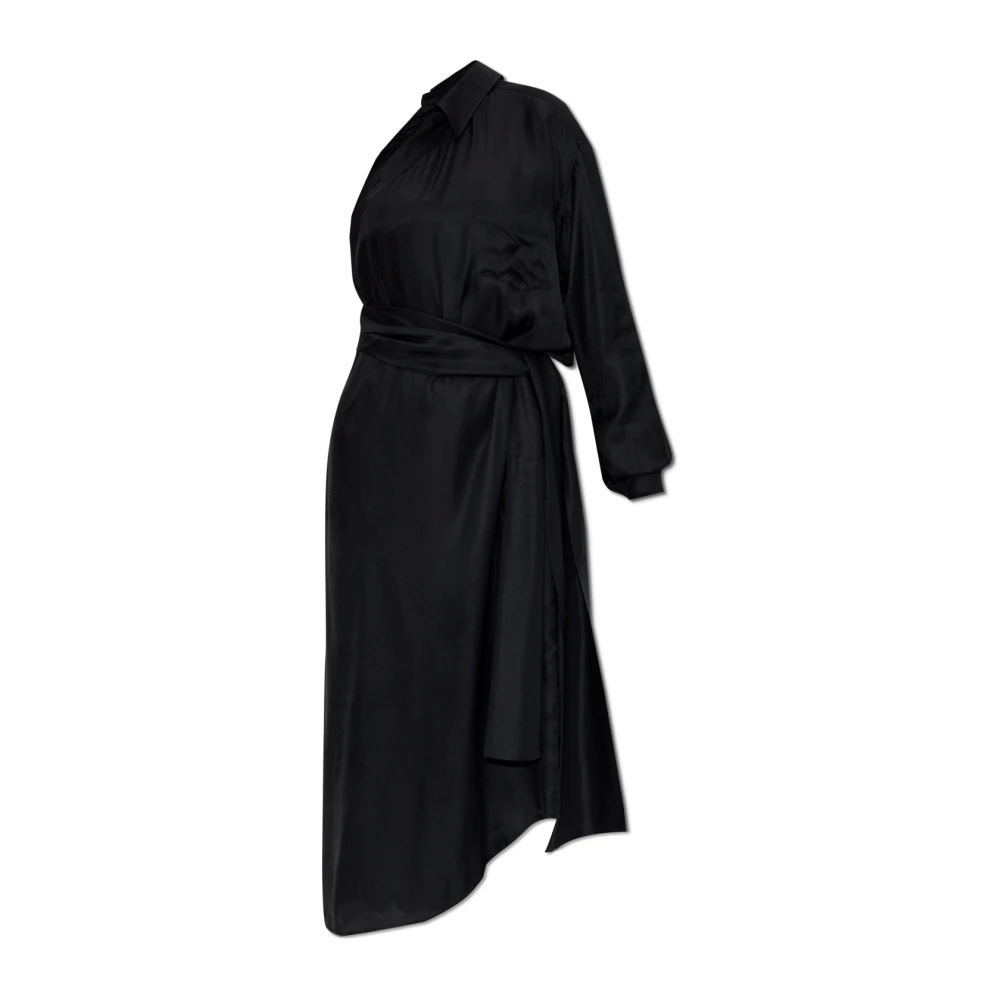 Moschino Jurk met zak Black Dames
