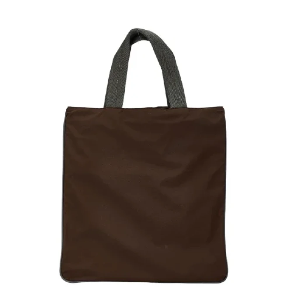 Prada Vintage Pre-owned Canvas totes Brown Dames