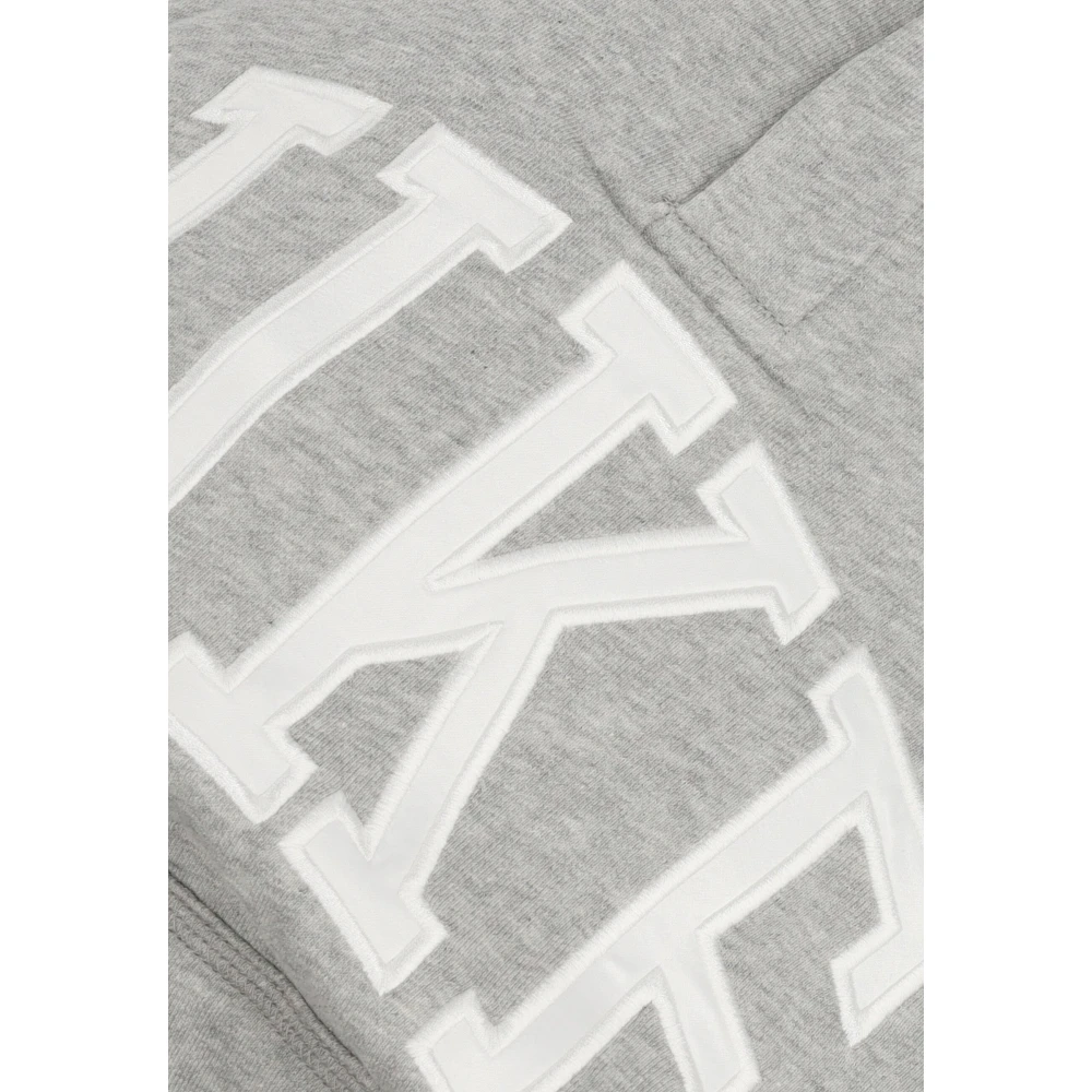 Nike Lange Mouw Polo Club Shirt Gray Heren