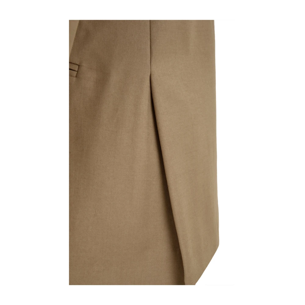 Douuod Woman Bruine Jas met Fenicottero Model Brown Dames